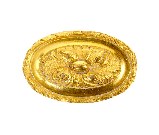 BOUTON OVALE DE STYLE LOUIS XVI