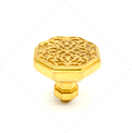 BOUTON DE TIRAGE OCTOGONAL DE STYLE ARABE - Zoom 